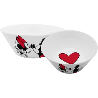 Geda Labels Müslischale Mickey Kiss Sketch rot 400 ml