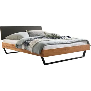 Hasena Massivholzbett Sariano 160 x 200 cm Holz Braun Wildeiche