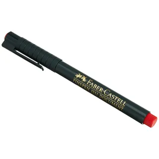 Faber-Castell 151121 - Faserschreiber Finepen 1511 rot