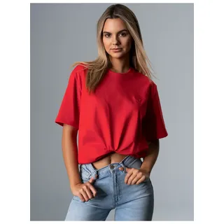 Trigema T-Shirt »TRIGEMA Heavy Oversized T-Shirt« 1 Stk., rot