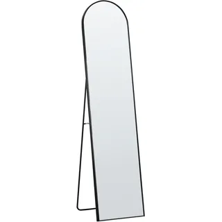 Beliani Stehspiegel 36 x 150 cm Schwarz