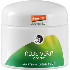 Martina Gebhardt ALOE VERA Cream (50ml) • Feuchtigkeitsspendende Gesichtscreme für anspruchsvolle Haut • Tagescreme mit Aloe Vera • Naturkosmetik Gesichtspflege • Feuchtigkeitscreme