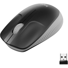 Bild M190 Full-Size Wireless Mouse grau, USB (910-005906)