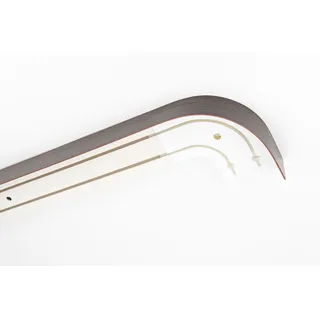 GARESA Schienensystem »Kunststoffschiene mit Blende« 2 läufig-läufig Wunschmaßlänge seitlich mit 2 Rundbögen (kein Spalt zwischen Vorhang und Wand!) GARESA B/L: cm