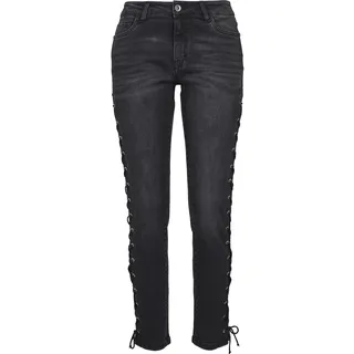 URBAN CLASSICS High Waist Skinny Fit Schwarz 28/32