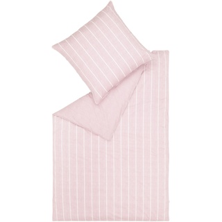 Esprit Bettwäsche »Harp Stripe«, (2 tlg.), in Renforce Qualität, 100% Baumwolle (BCI Better Cotton Initiative), Bett- und Kopfkissenbezug mit Reißverschluss, Winter- und Sommerbettwäsche ESPRIT rosa/pink/rose B/L: 200 cm x 200 cm