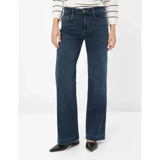 Brax Damen Five-Pocket-Hose Style MAINE USED DARK BLUE, denim dunkelblau, Gr. 34K