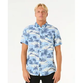 Rip Curl Hawaiihemd Dreamer Barrel Killa Kurzarmshirt blau L