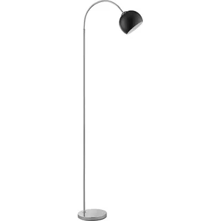 BRILLIANT Bogenlampe "Helen", chromfarben, schwarz, 1, H: 170cm, 1 Stk., Leuchten, Bogenleuchte, E27 Fassung, 170x51 cm, Metall, Bogenlampe