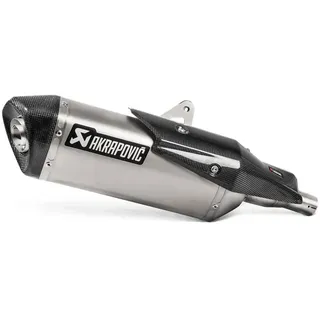 Akrapovic Honda X-adv 750 2021 Homologierter Slip On Schalldämpfer - Black - Homologated