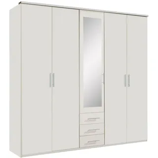 WIMEX Kleiderschrank Ben 225 x 210 x 58 cm Weiß