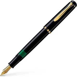 Pelikan M200 Kolbenfüller schwarz/gold M (mittel), 1