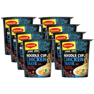 Maggi® Noodle Cup Chicken Taste Fertiggericht 8 x 63,0 g