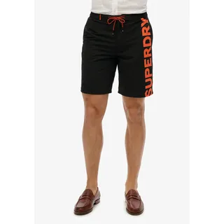 Superdry »CLASSIC 19 LOGO BOARDSHORT«, schwarz,