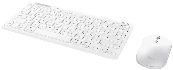 Bild von Lyra Multi-Device Wireless Keyboard & Mouse Set, weiß, USB/Bluetooth, DE (25075)