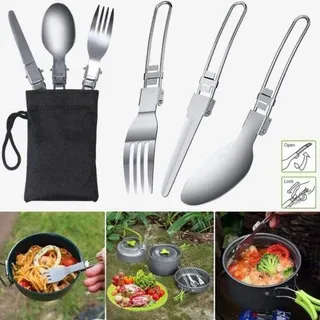 Aluminium-Kochgeschirr-Set 14-teilig für 2-3 Personen Camping Wandern