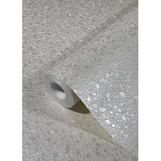 Glööckler Vliestapete Imperial Uni geometrische Formen Creme