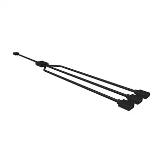 Cooler Master RGB 1-zu-3-Splitterkabel, 4-poliger und 5-poliger LED-Anschluss, 58 cm