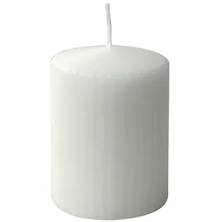 Doric – Zylinderkerze aus Parafin – Ø 7 x 10 cm – skaliert – nicht parfümiert – inklusive Stoffbeutel Cereria di Giorgio