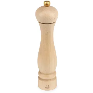 Peugeot Pfeffermühle CLERMONT, 24 cm, Verstellbares Mahlwerk der Gewürzmühle für ideale Mahlergebnisse, Farbe: natur