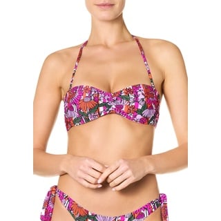 goldenpoint Bikini Damen Badeanzug Bandeau-BH Fancy Daisy, Farbe Mehrfarbig, Größe 80