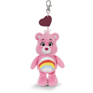 NICI Taschenanhänger Glücksbärchis Hurrabärchi 15cm - pink - Niedliches Plüsch-Accessoire, süßer Schlüsselanhänger für Tasche, Rucksack & Auto - 62801