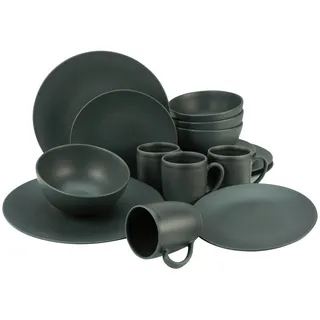 CreaTable Soft Touch Black Kombiservice 16-tlg. schwarz