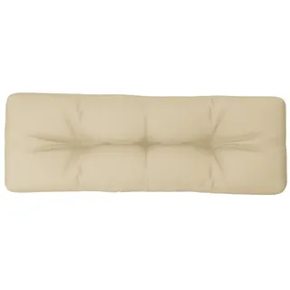 vidaXL Palettenkissen 120 x 40 x 12 cm beige 1 St.
