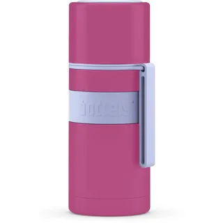 boddels Thermoskanne mit Becher 350ml - Isolierflasche aus Edelstahl, auslaufsicher, Vakuum-isoliert, doppelwandig, Thermosflasche mit Becher, BPA-frei, hält 12h warm, 360° Verschluss, Trageschlaufe