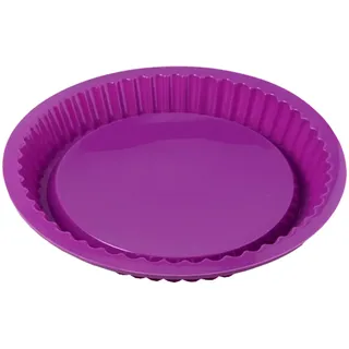 Wenxiaw Obstbodenform Tarteform, Bpa Frei Tortenbodenform Silikon Tarte Backform, Backform Tortenboden, Antihaft Backformen, Benutzt für Quiche Pizza Kuchen Form, 1 Stück