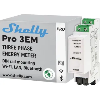 Shelly Pro 3EM, 120A, Strommesssensor (213530)