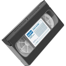 Reshow VCR / VHS reinigungskassette - VHS Video Kopfreiniger für VHS/VCR-Player, Trockentechnologie, kein Flüssigkeitsbedarf