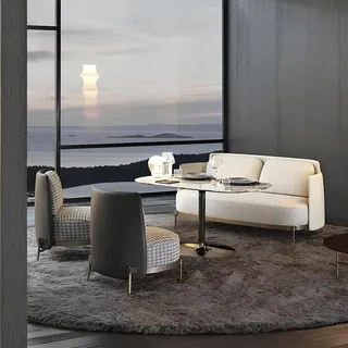 Weiße Designer Sofa Couch Polster XXL 3 Sitzer Big Sofas Couchen Textil Leder - Weiß