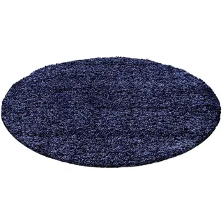 Life Shaggy 1500 Hochflorteppich 160 cm navy