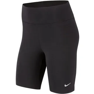 Nike Damen Shorts Damen Sportwear Leg-A-See Bike Shorts, Black/Black/White, XS, CJ2661-010