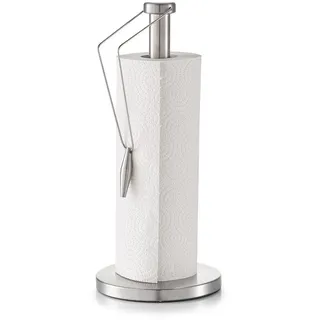 Zeller Present Papierrollenhalter, Küchenrollenhalter, Silber
