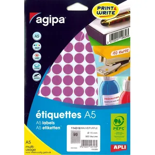 APLI 114316-960 Mehrzwecktabletten Ø 15 mm lila