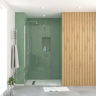 Marwell Walk-in-Dusche barrierefreier Einstieg, mit Halterungsstange