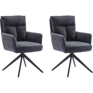 Home Affaire Esszimmerstuhl Monaco grau 2er Set