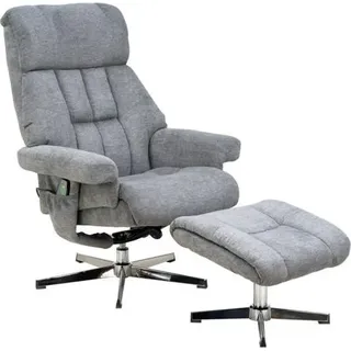 FEMO TV Relaxsessel inkl. Hocker beige