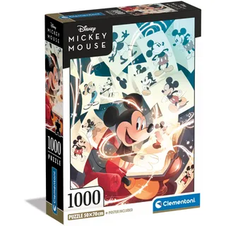 CLEMENTONI 1000 EL. Compact Mickey Mouse [Puzzle]