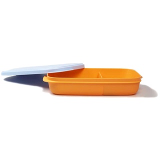 Tupperware Clevere Pause Lunchbox 590 ml orange hellblau Brot Bentobox 38593