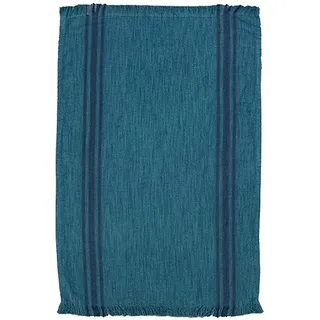 GARNIER-THIEBAUT Geschirrtuch NOVA 50 x 70 cm Leinen / Baumwolle petrol