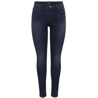 Only Wauw Skinny Fit Mid Waist Jeans 15272480 Dark Blue Denim