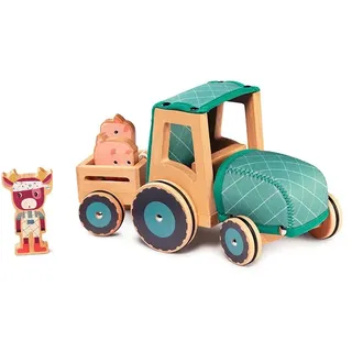 Lilliputiens Rosalie Traktor - Multicolor - One Size