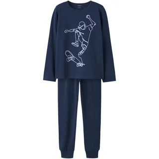 NAME IT Jungen Nkmnightset Titan Skater Noos, Titan, 134-140 EU