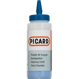 Nachfüllkreide blau, gut haftend, in Plastikflasche mit Einfüllstutzen blau, 100 gramm