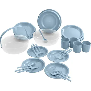 Curver Camping Picknick Set Blau 24tlg - Blau