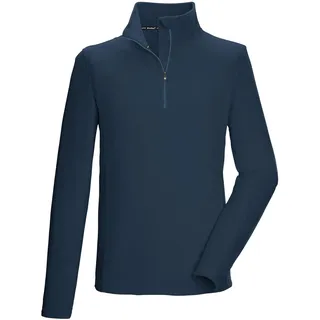 KILLTEC Fleeceshirt »KSW 63 MN FLC SHRT« Fleeceshirt mit Stehkragen, Reißverschluss und Kinnschutz, blau
