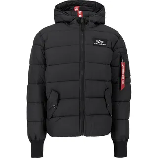 Alpha Industries Winterjacke Hooded Puffer Alpha FD schwarz